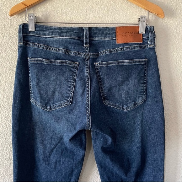 Lucky Brand Low Rise Skinny Lolita Jeans Women’s 8 (30x28) Blue Med Wash Stretch - Picture 8 of 14